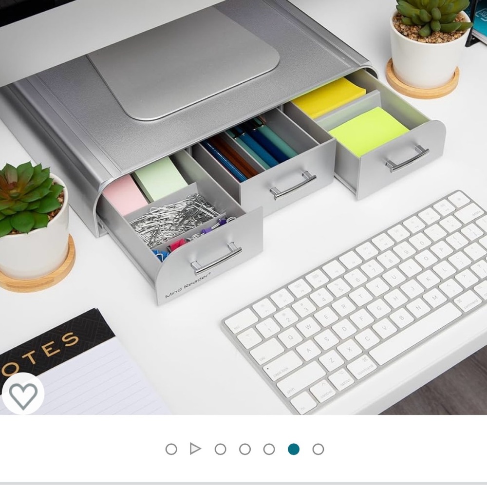 Mind Reader Computer Monitor Stand without Legs